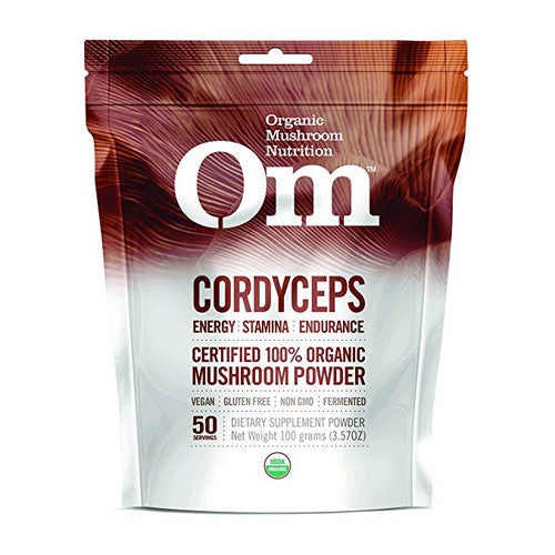 Organic Mushroom Nutrition Cordyceps Mushroom Supplement Powder, 3.57 Oz